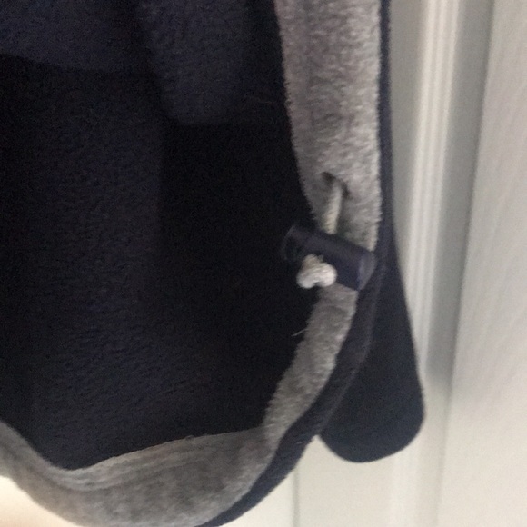 Timberland Weather Gear fleece Men’s Medium 1/4 zip jacket; navy; Vintage, USA. - Picture 6 of 13